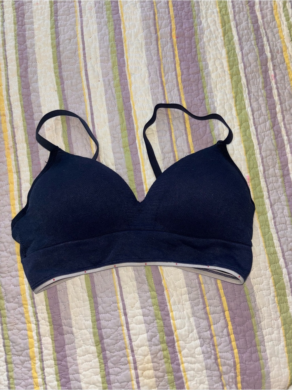 Tommy Hilfiger Navy Wireless Lightly Padded Bra